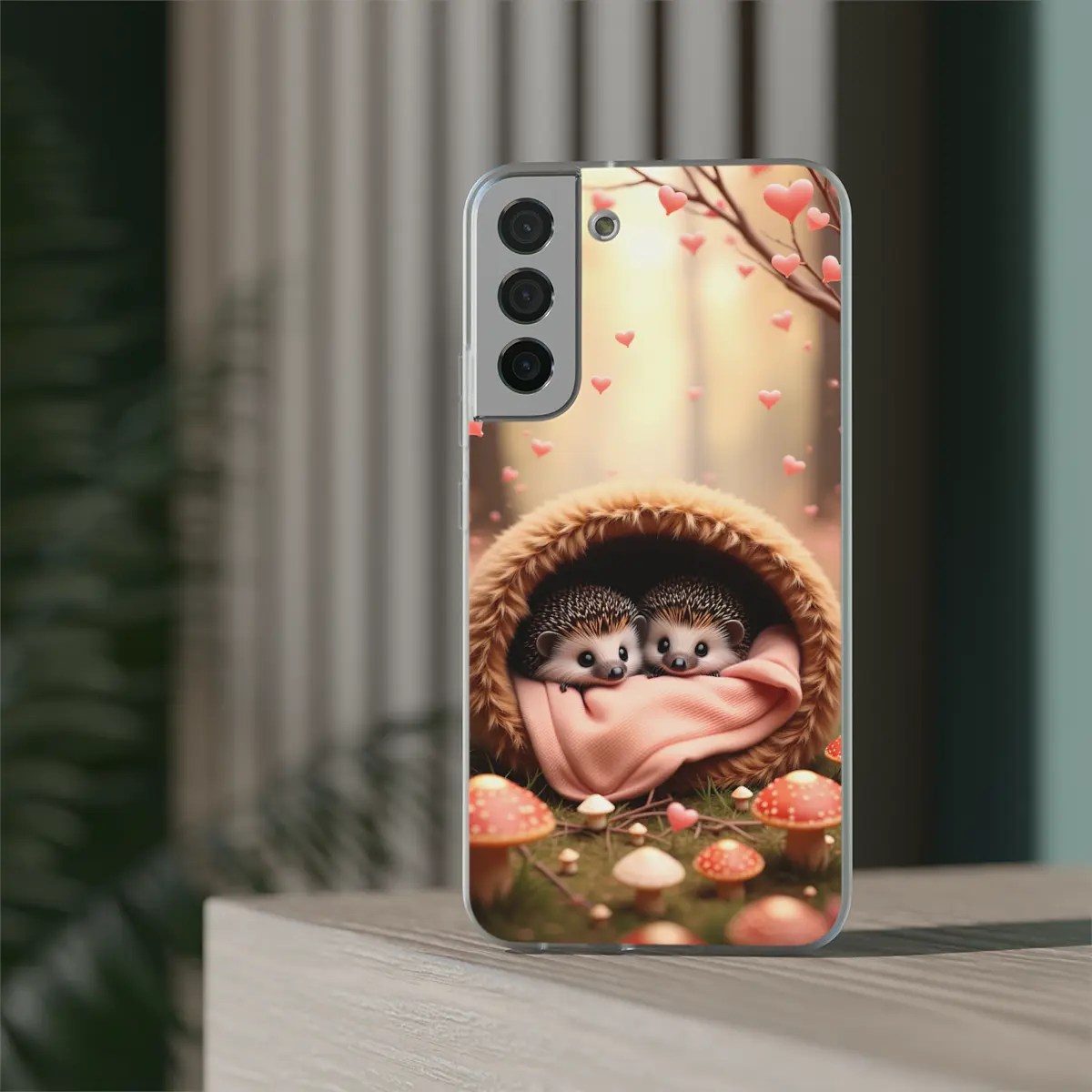 Hedgehog Cozy Flexi Phone Case Hedgehog Cozy Flexi Phone Case