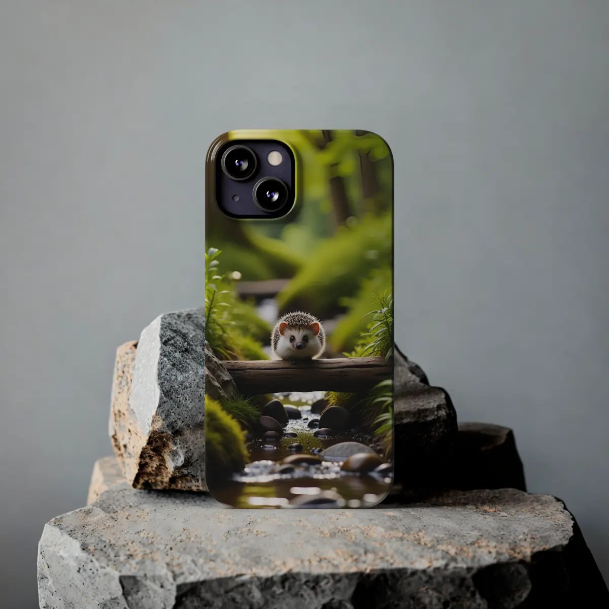 Hedgehog Crossing Slim Phone Case Hedgehog Crossing Slim Phone Case