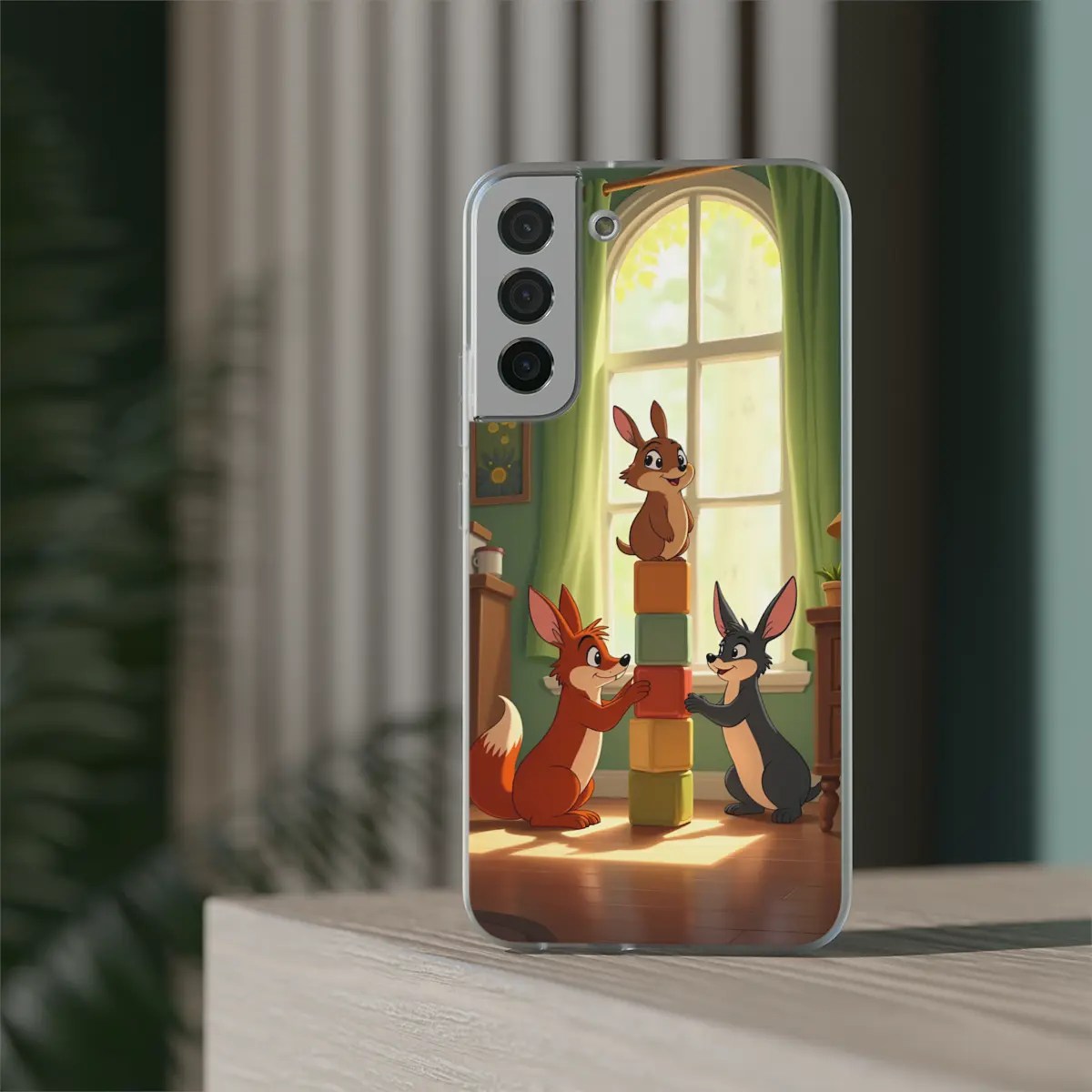 Forest Block Crew Flexi Phone Case Forest Block Crew Flexi Phone Case