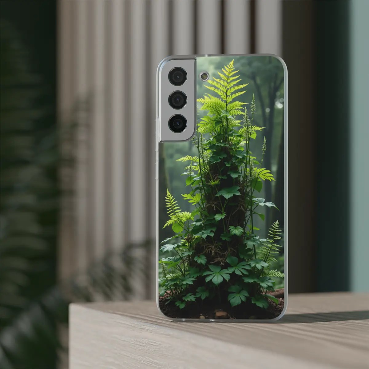 Forest Fern Rise Flexi Phone Case Forest Fern Rise Flexi Phone Case