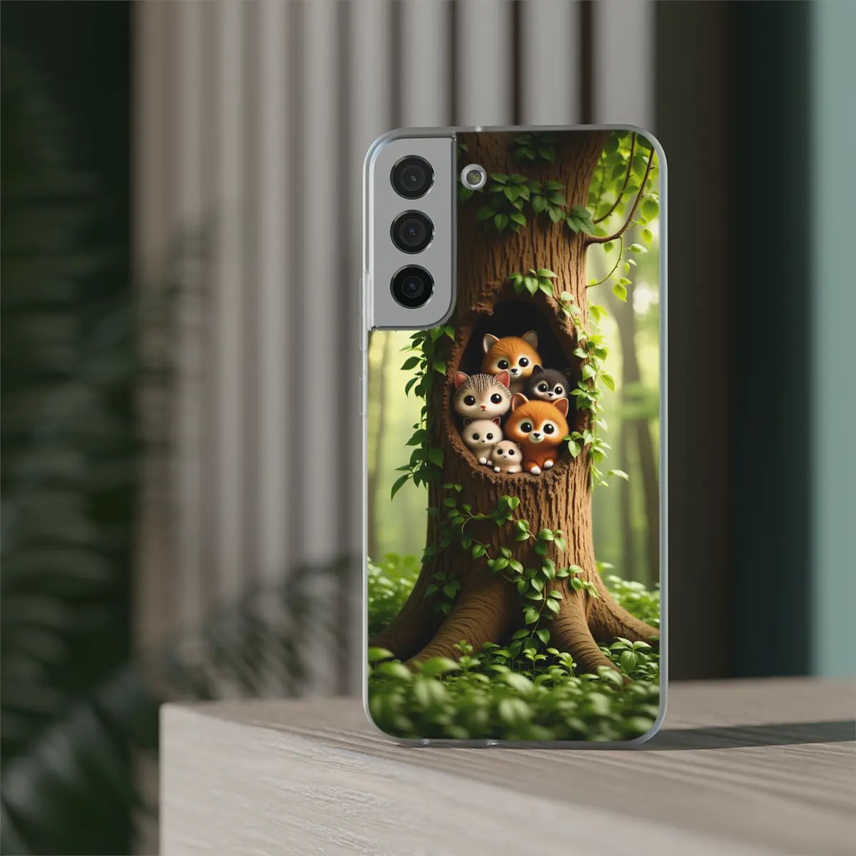 Hollow Tree Peek Flexi Phone Case Hollow Tree Peek Flexi Phone Case