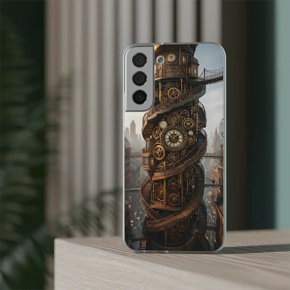 Clockwork Spiral Flexi Phone Case Clockwork Spiral Flexi Phone Case