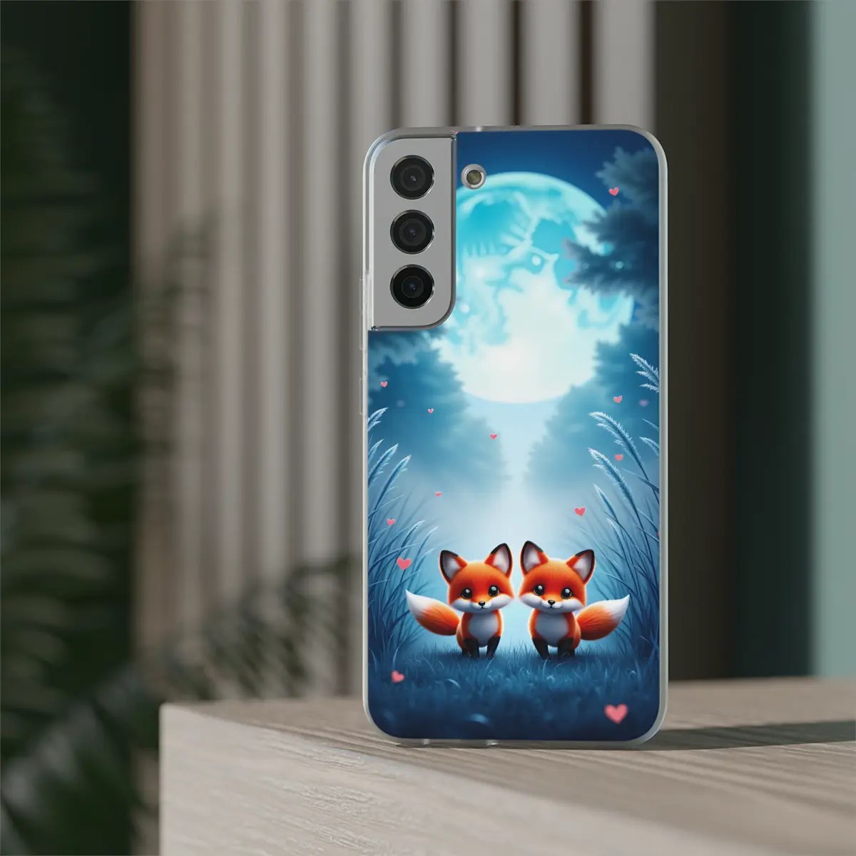 Fox and Chipmunk Flexi Phone Case Fox and Chipmunk Flexi Phone Case