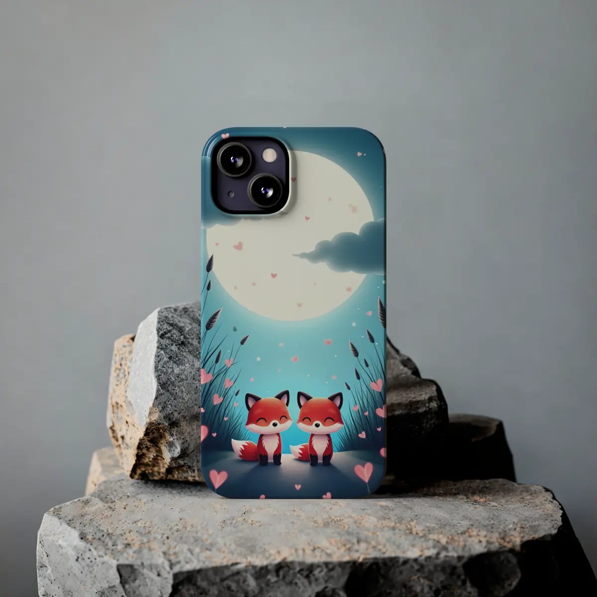 Fox and Chipmunk Slim Phone Case Fox and Chipmunk Slim Phone Case