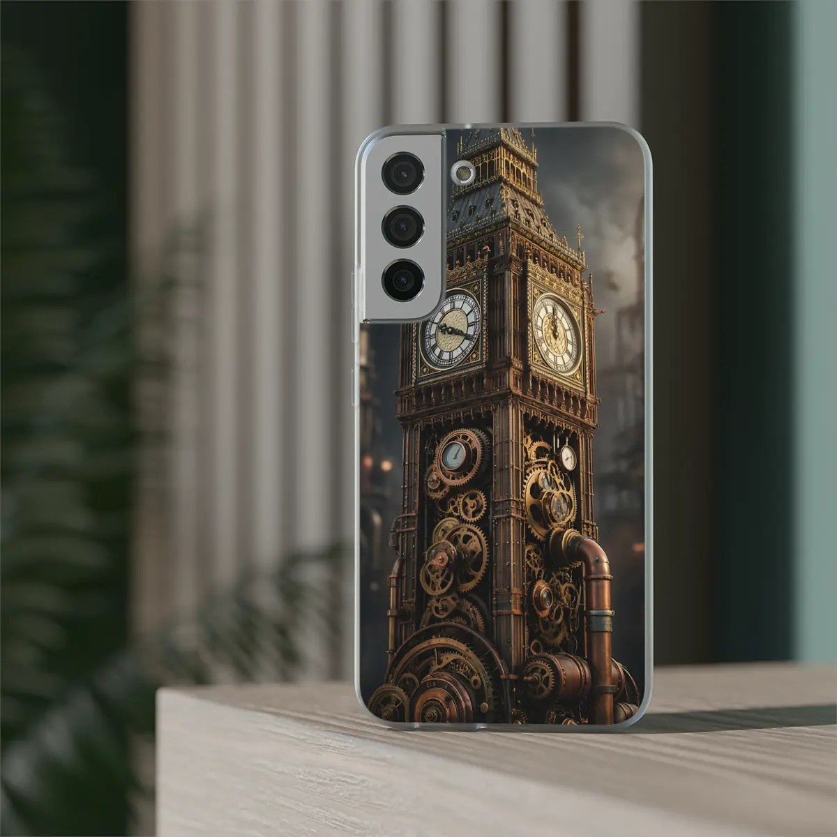 Clockwork Tower Flexi Phone Case Clockwork Tower Flexi Phone Case