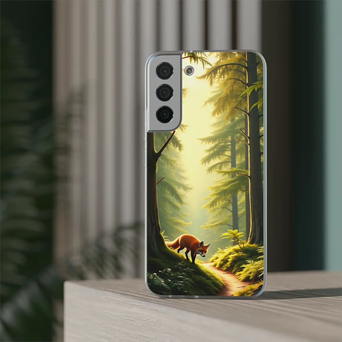 Fox Kit Trail Flexi Phone Case Fox Kit Trail Flexi Phone Case