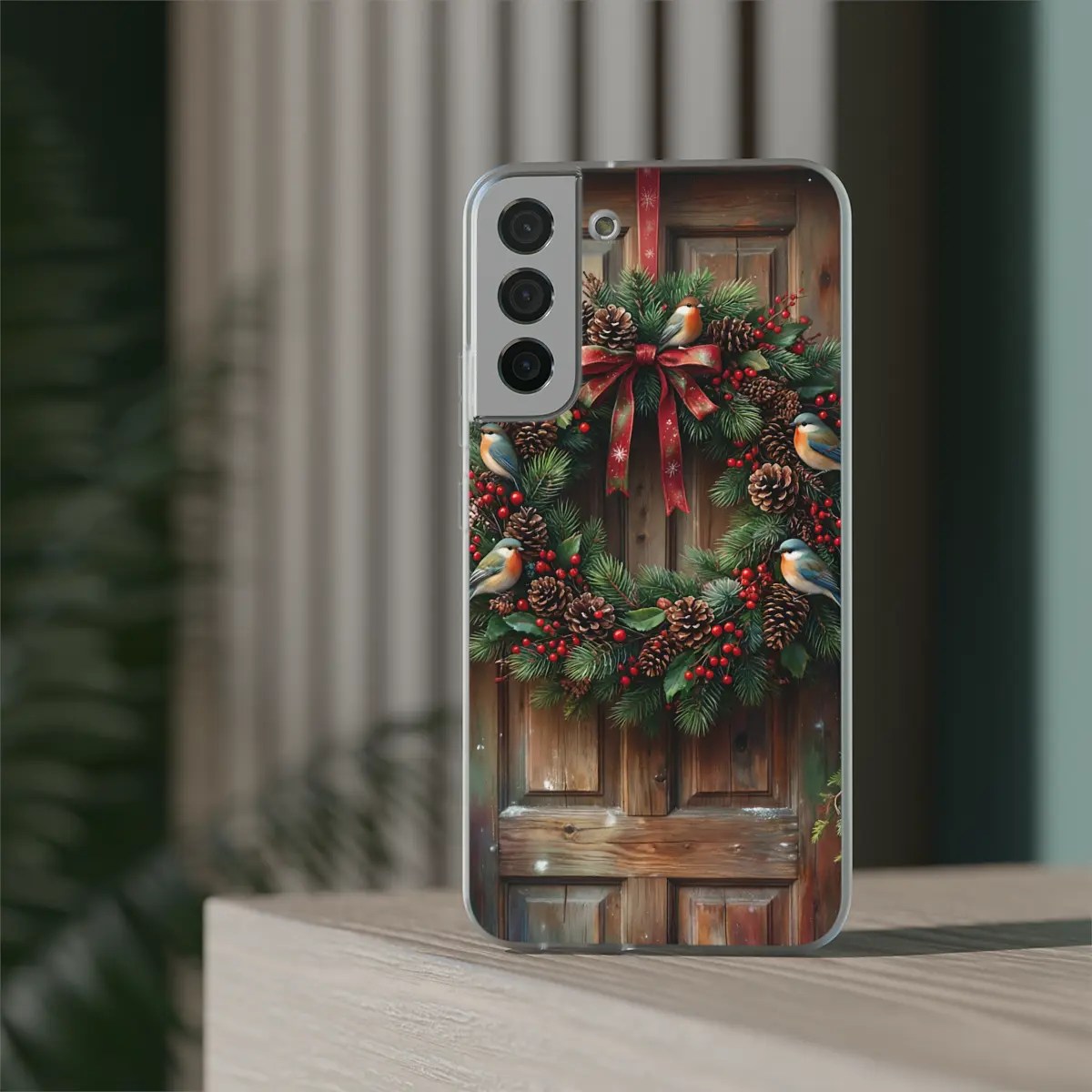 Holiday Wreath Flexi Phone Case Holiday Wreath Flexi Phone Case
