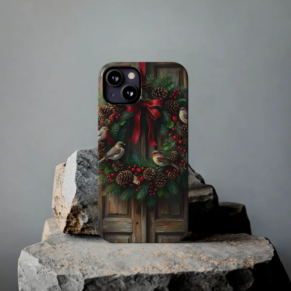 Holiday Wreath Slim Phone Case Holiday Wreath Slim Phone Case