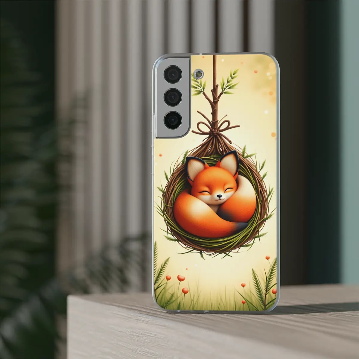Fox Nest Cozy Flexi Phone Case Fox Nest Cozy Flexi Phone Case