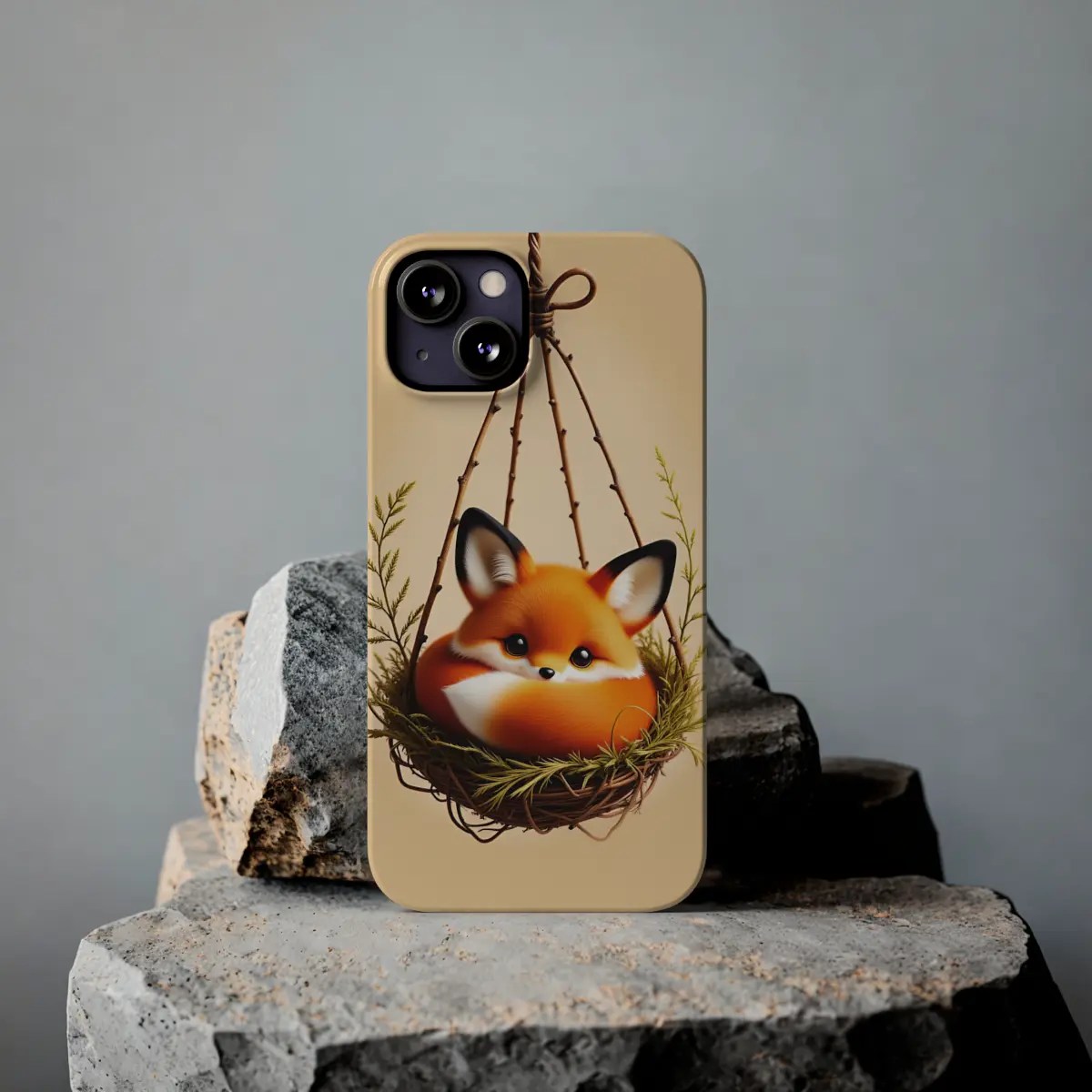 Fox Nest Cozy Slim Phone Case Fox Nest Cozy Slim Phone Case