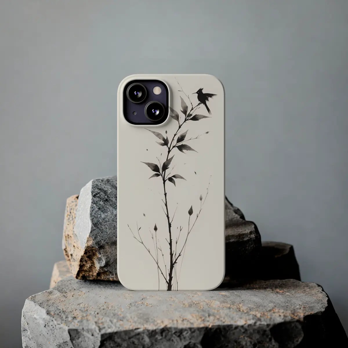 Ink Branch Bird Slim Phone Case Ink Branch Bird Slim Phone Case