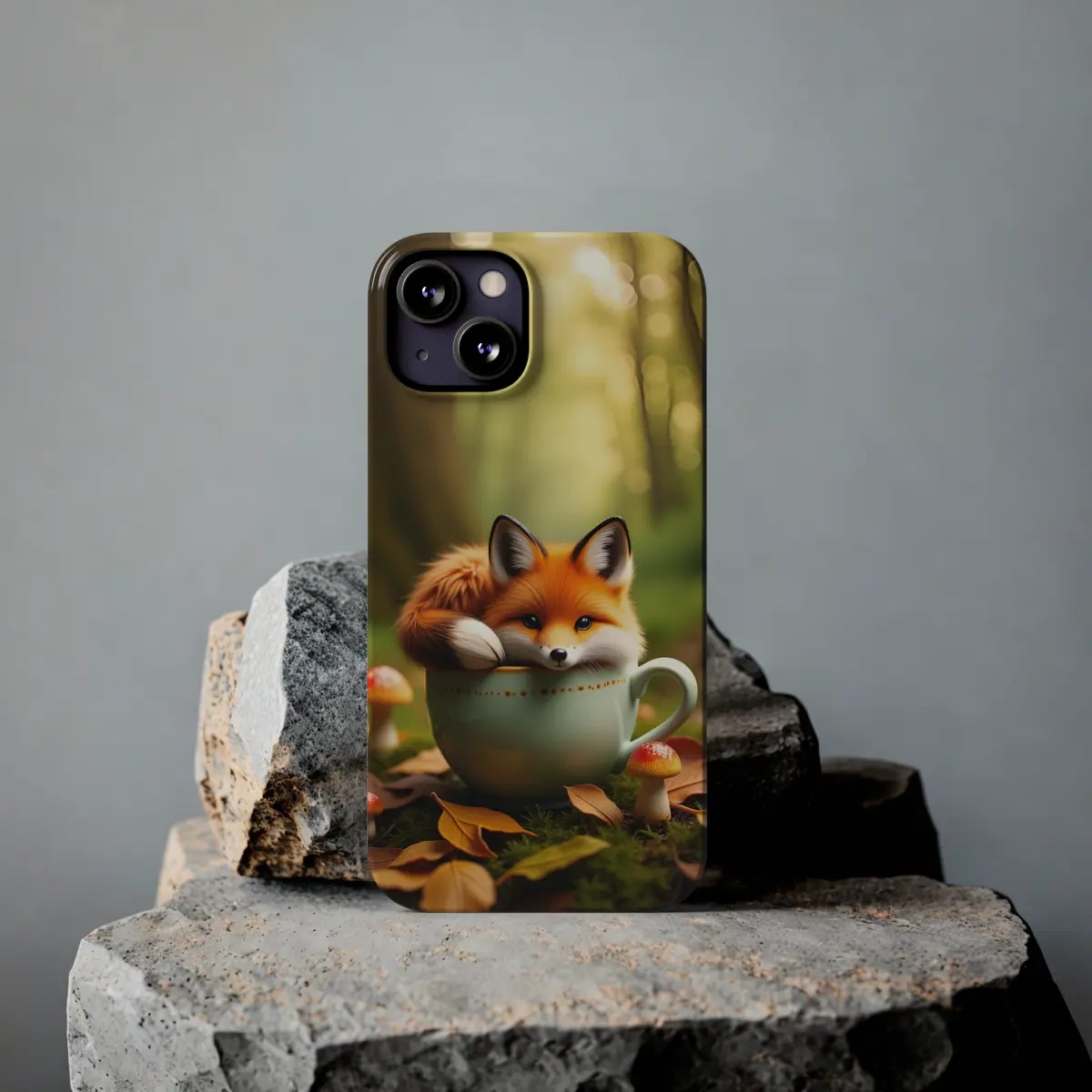 Fox Teacup Slim Phone Case Fox Teacup Slim Phone Case