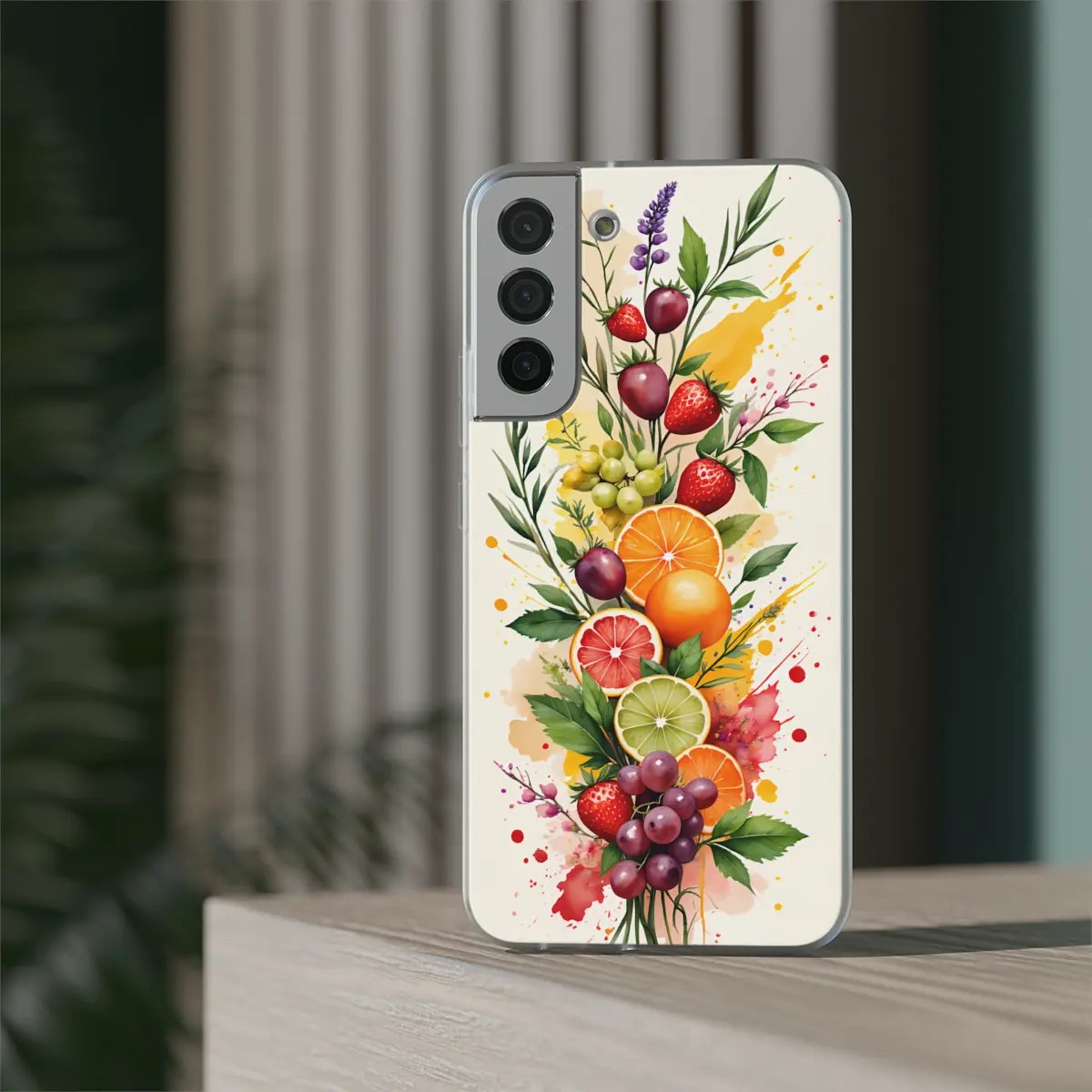 Fruit Herb Cascade Flexi Phone Case Fruit Herb Cascade Flexi Phone Case