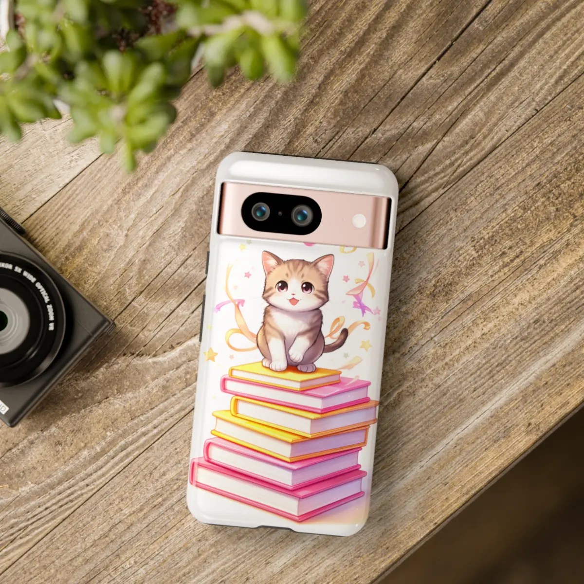 Kitten Book StackTough Phone Case Kitten Book StackTough Phone Case