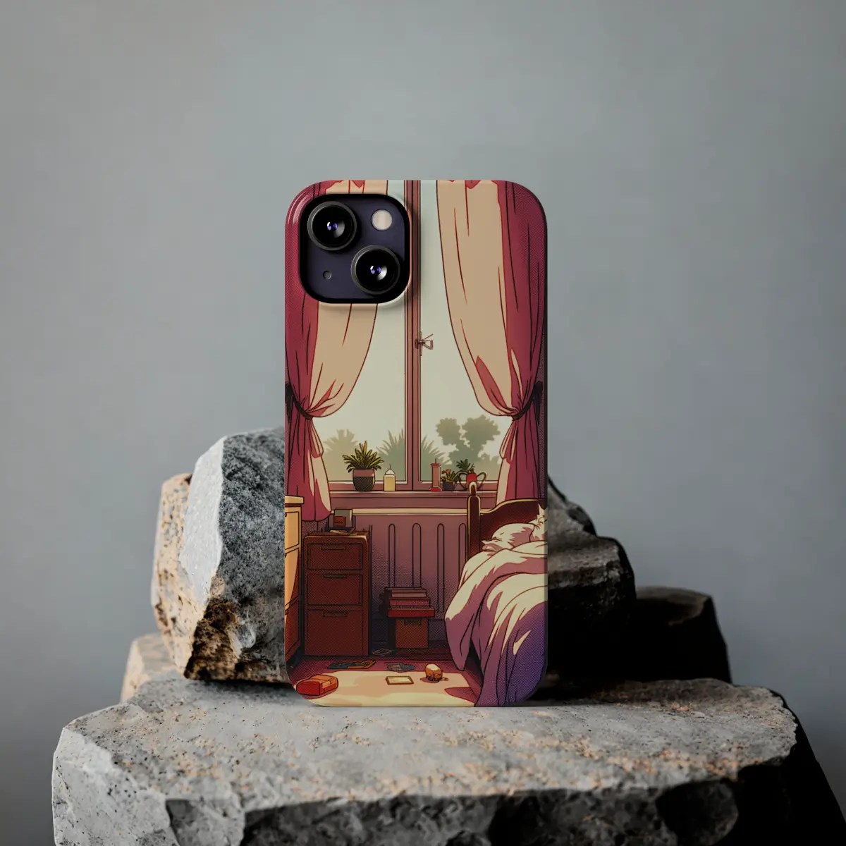 Cozy Cat Room Slim Phone Case Cozy Cat Room Slim Phone Case