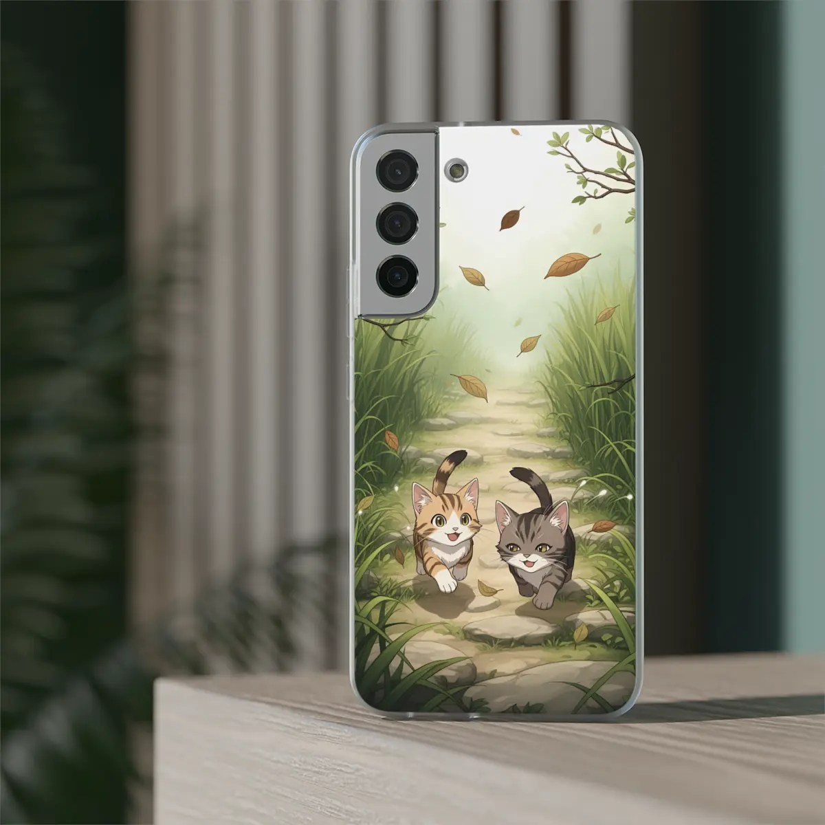 Kitten Garden Flexi Phone Case Kitten Garden Flexi Phone Case