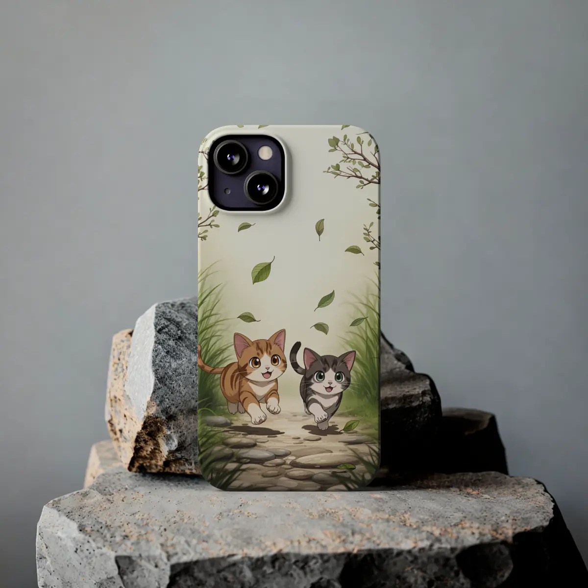 Kitten Garden Slim Phone Case Kitten Garden Slim Phone Case