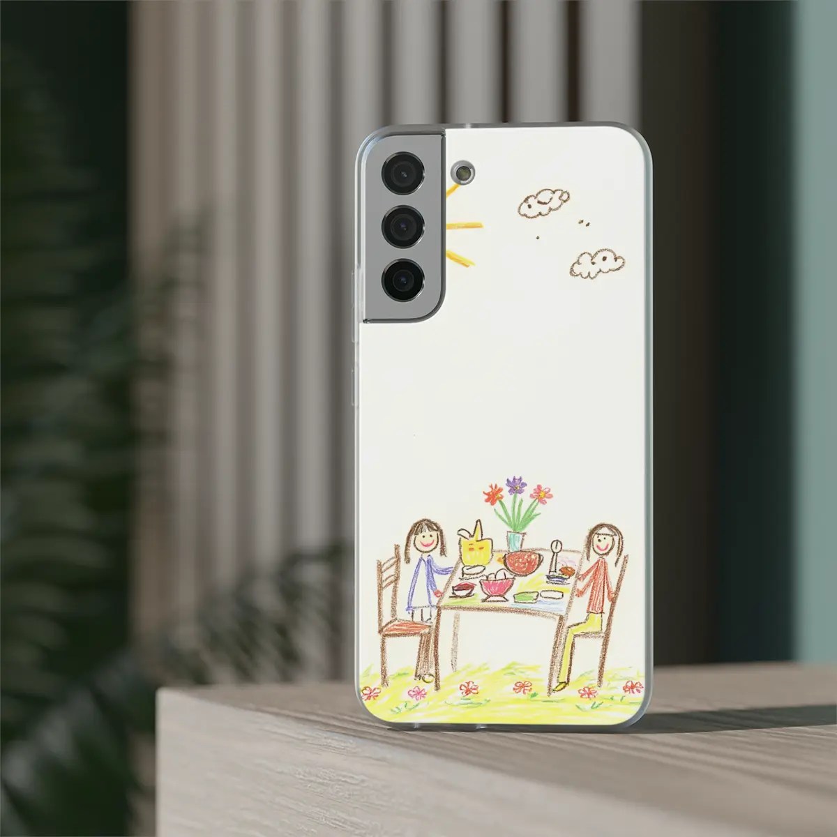 Cozy Dinner Table Flexi Phone Case Cozy Dinner Table Flexi Phone Case