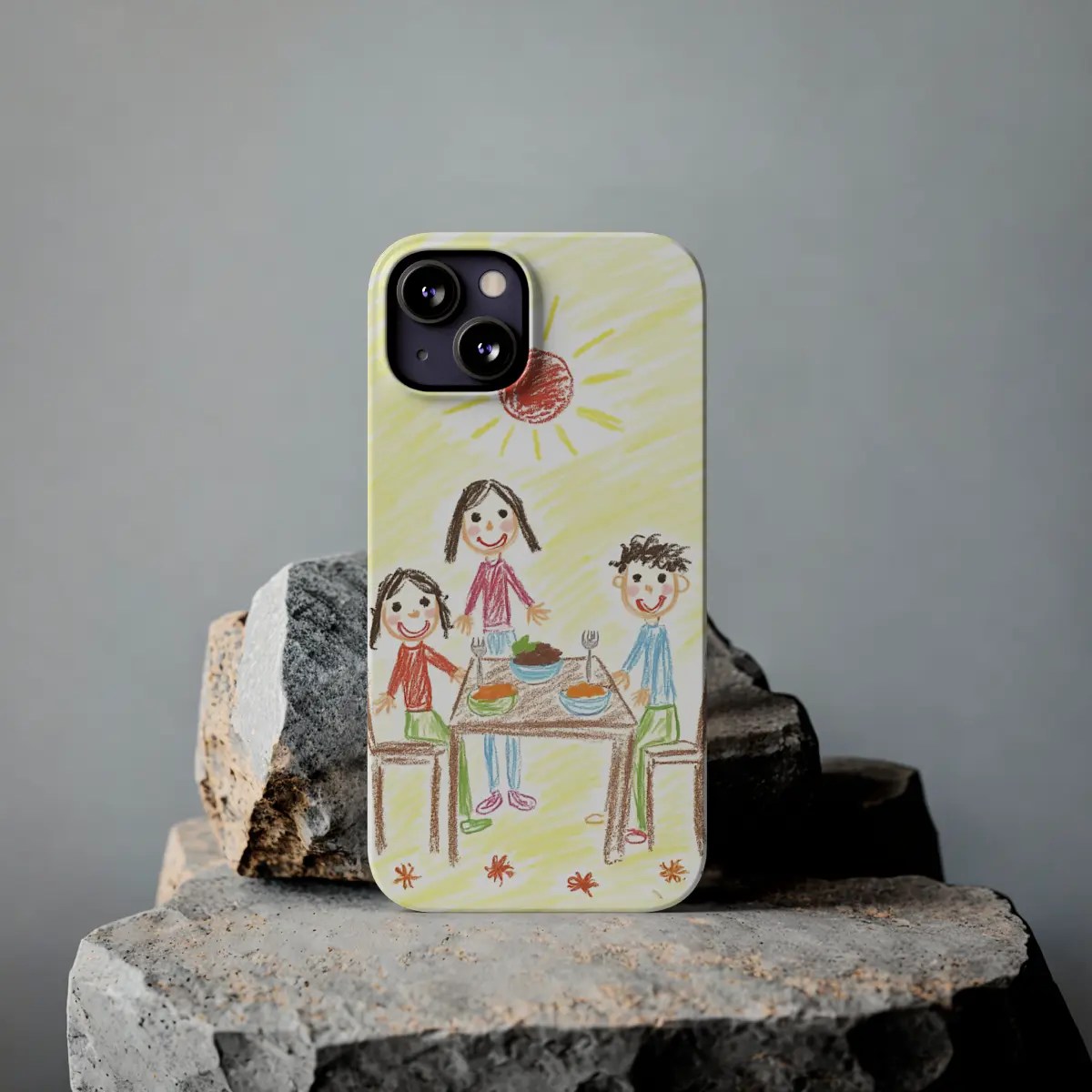 Cozy Dinner Table Slim Phone Case Cozy Dinner Table Slim Phone Case