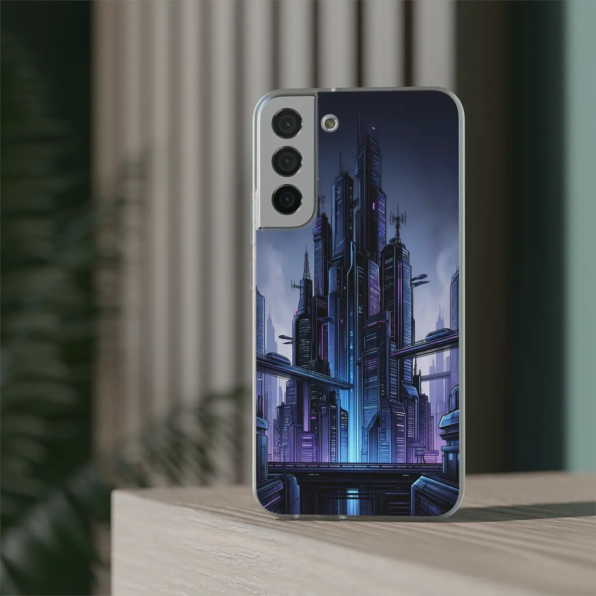 Future Skyline Flexi Phone Case Future Skyline Flexi Phone Case