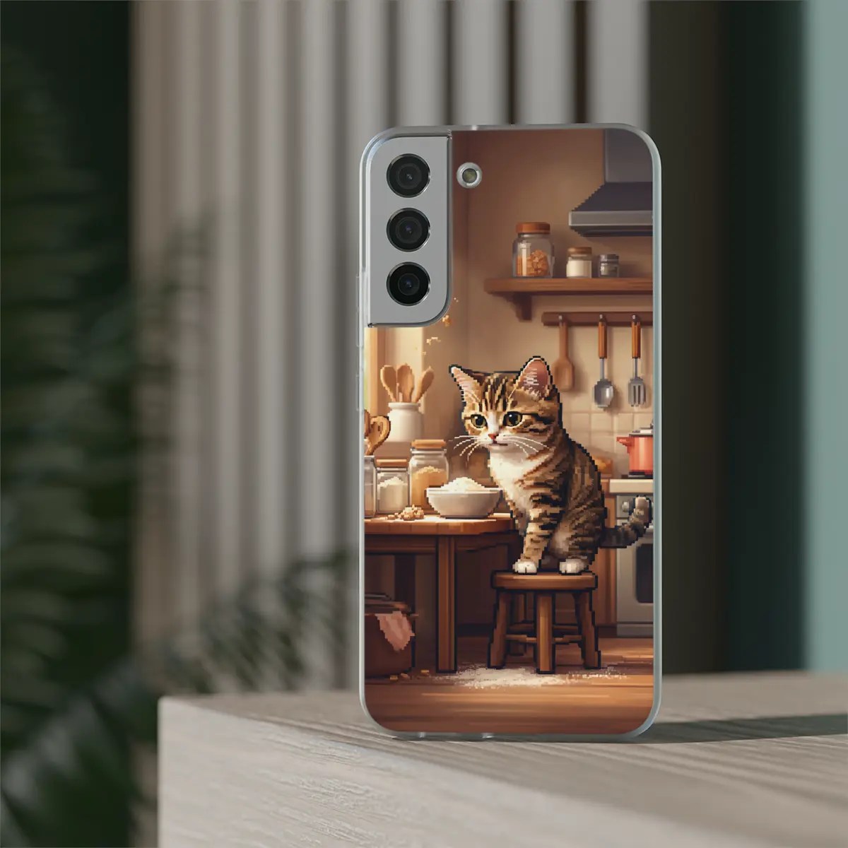 Kitten Kitchen Flexi Phone Case Kitten Kitchen Flexi Phone Case