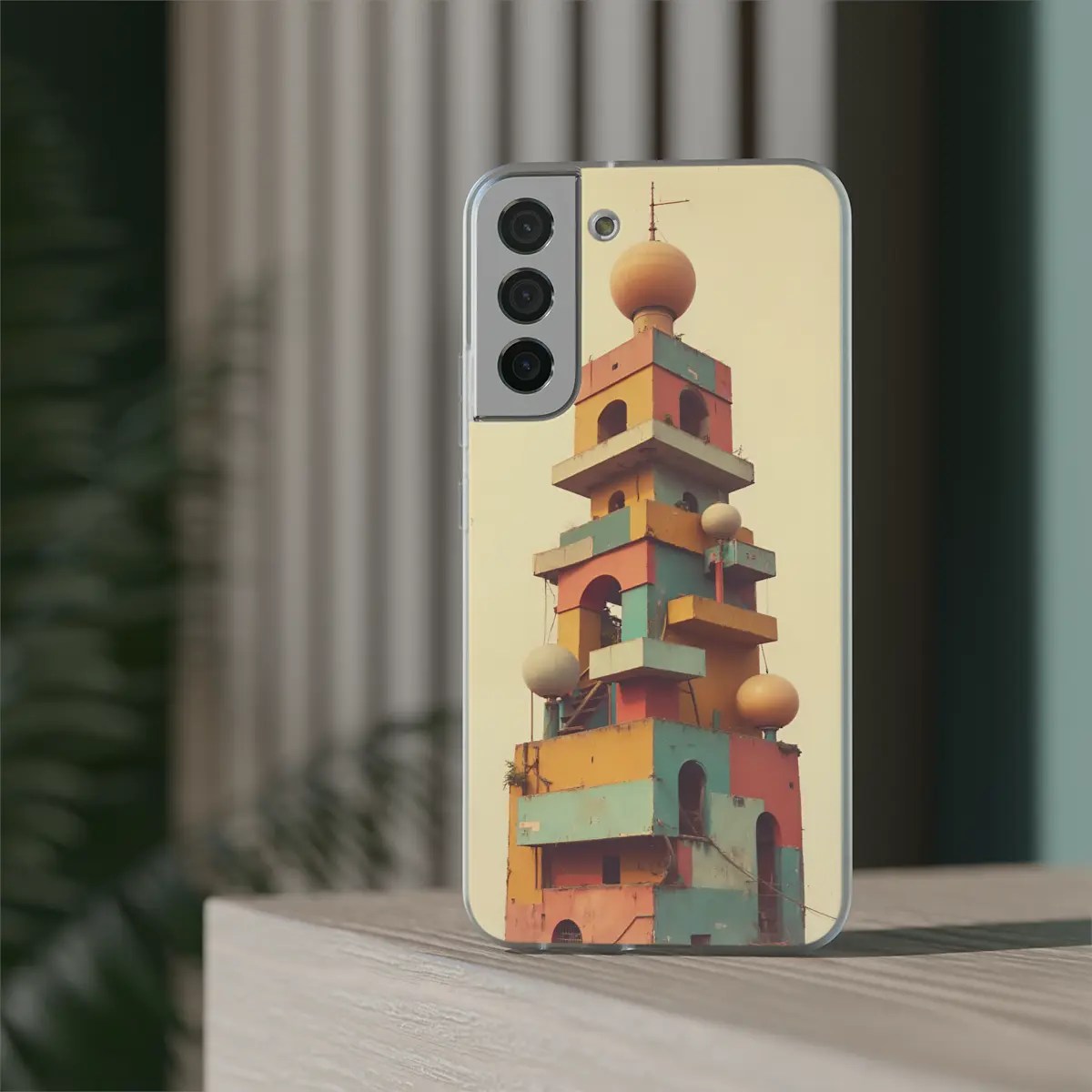 Retro Blocks Flexi Phone Case Retro Blocks Flexi Phone Case