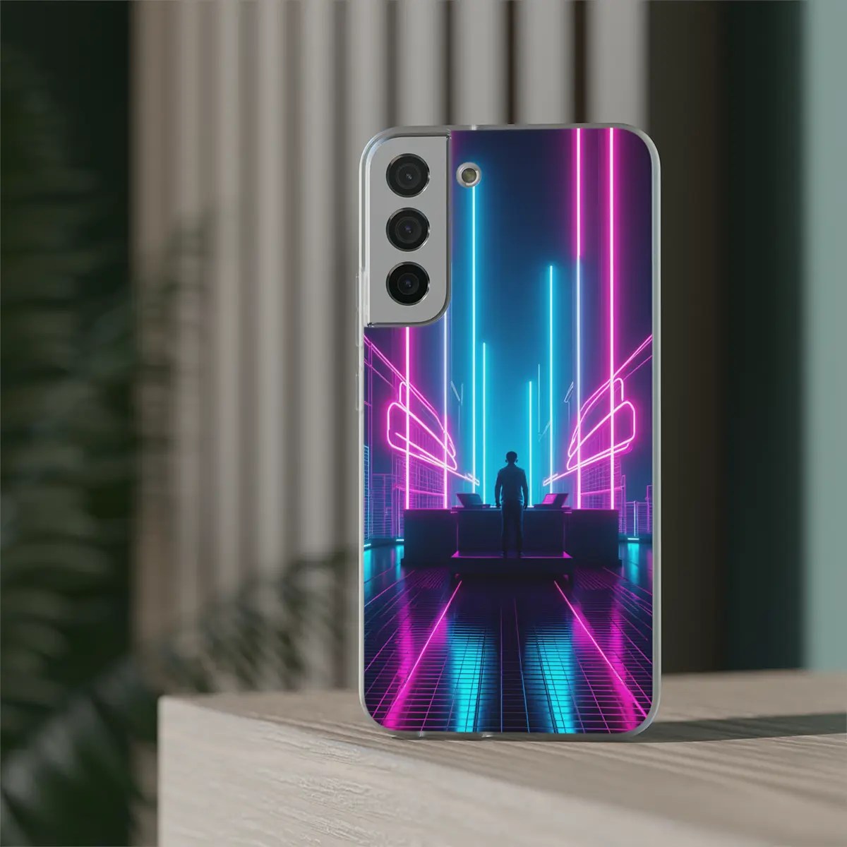 Neon DJ Pulse Flexi Phone Case Neon DJ Pulse Flexi Phone Case
