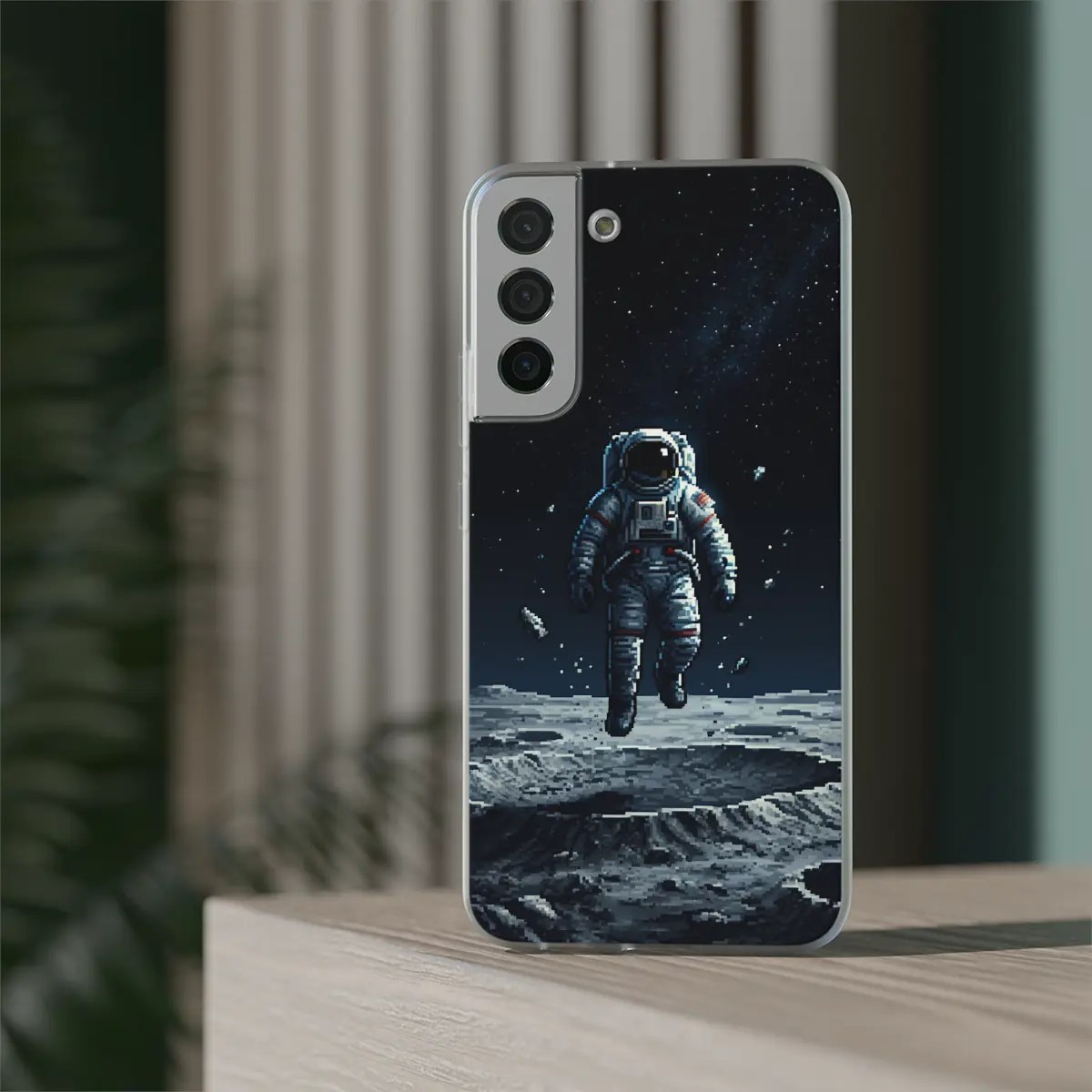 Lone Moon Astronaut Flexi Phone Case Lone Moon Astronaut Flexi Phone Case