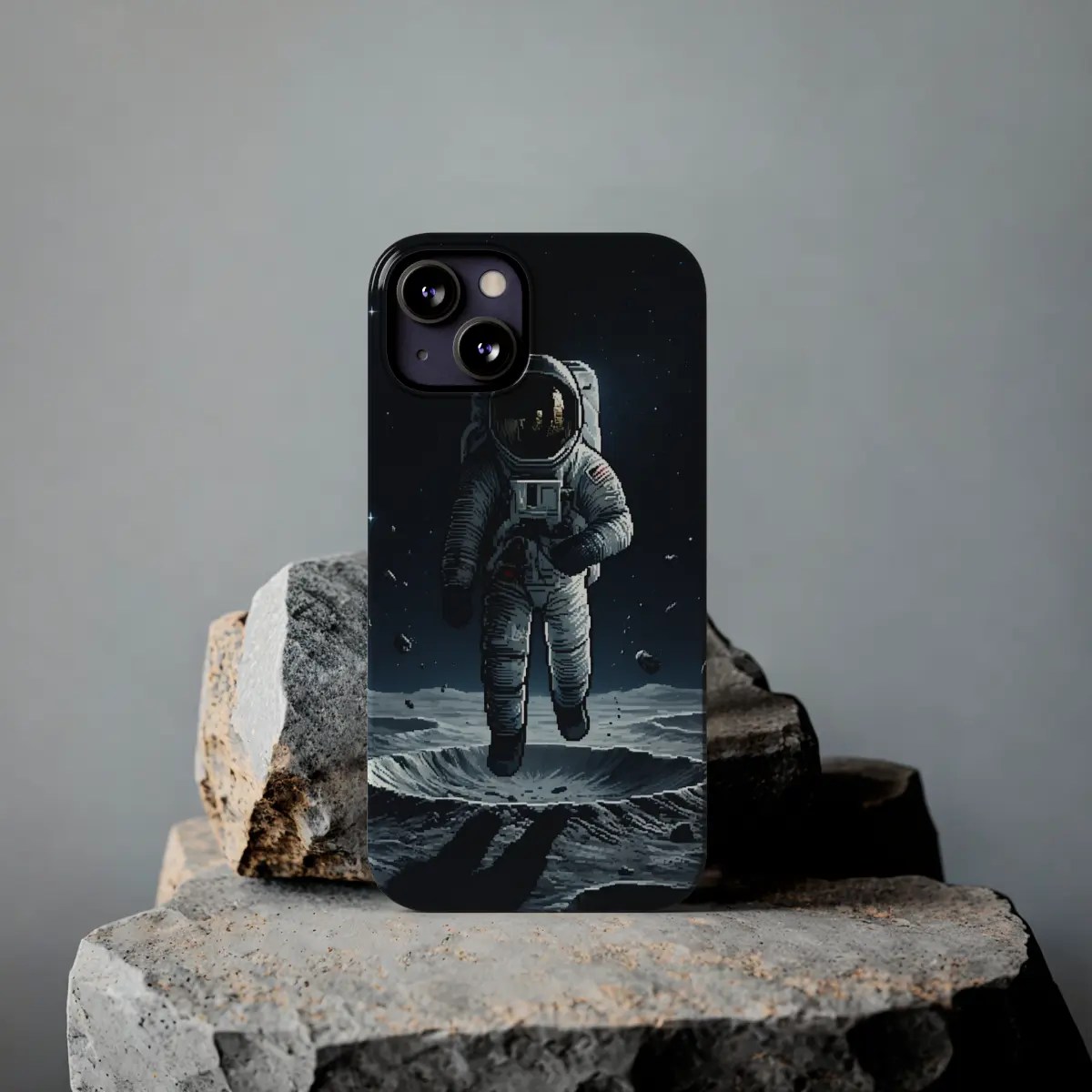 Lone Moon Astronaut Slim Phone Case Lone Moon Astronaut Slim Phone Case