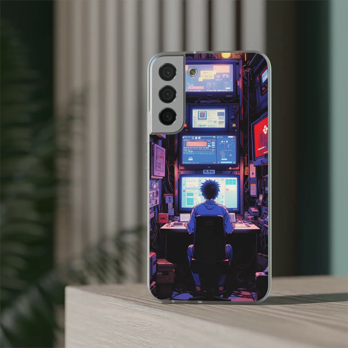 Retro Game Room Flexi Phone Case Retro Game Room Flexi Phone Case