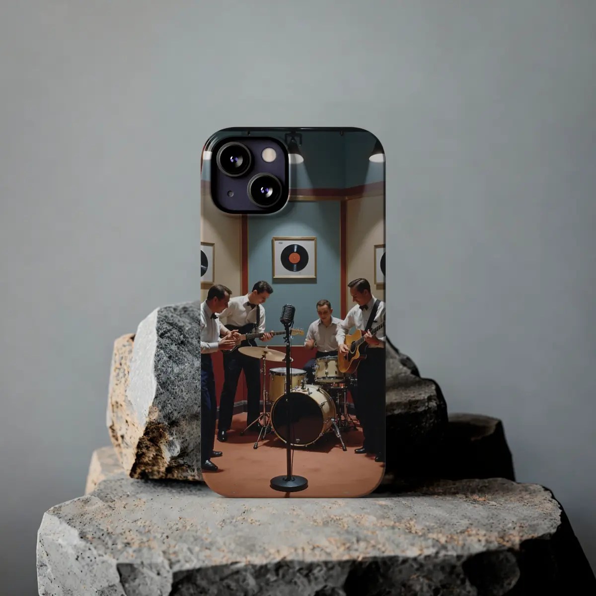 Retro Jazz Stage Slim Phone Case Retro Jazz Stage Slim Phone Case