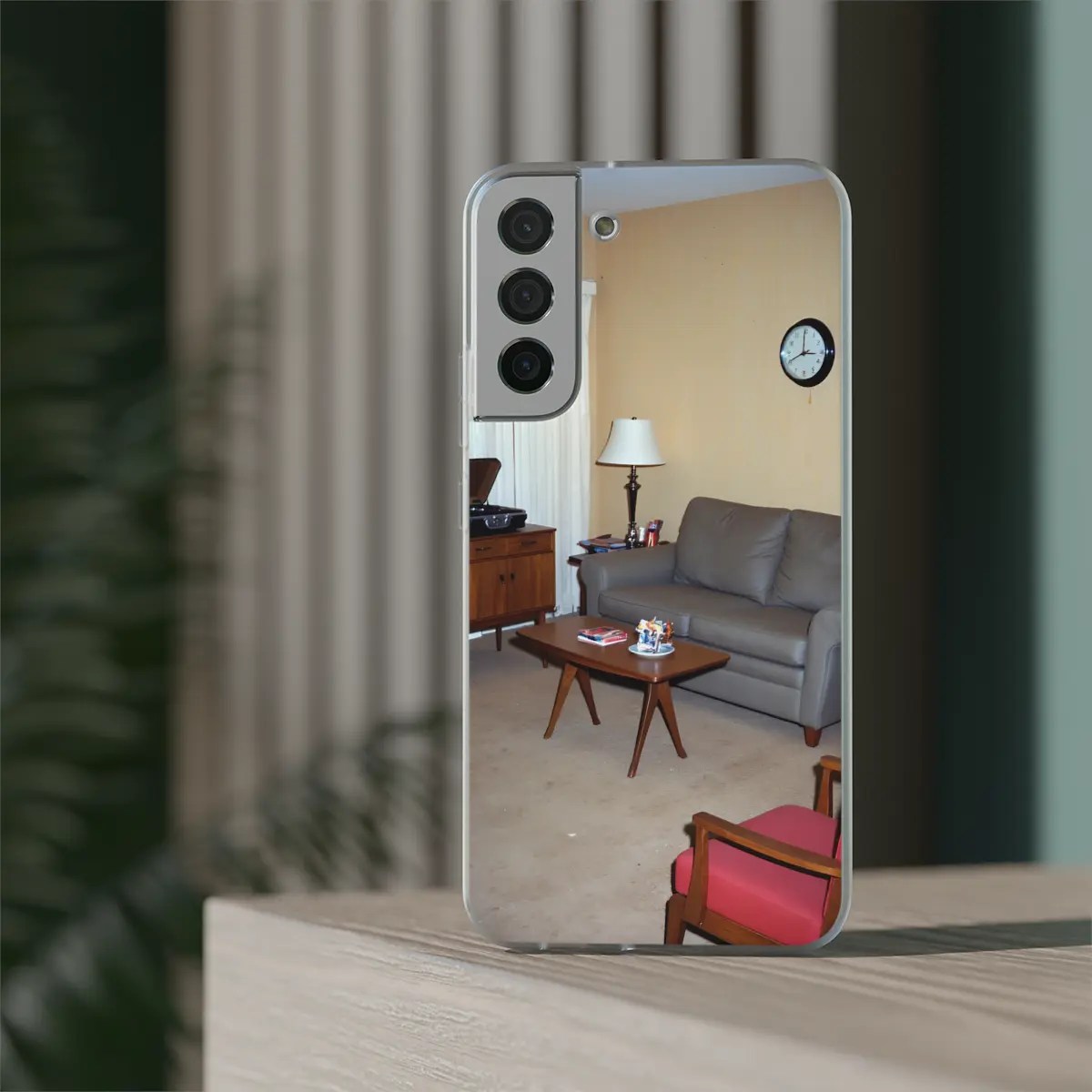 Retro Living Room Flexi Phone Case Retro Living Room Flexi Phone Case