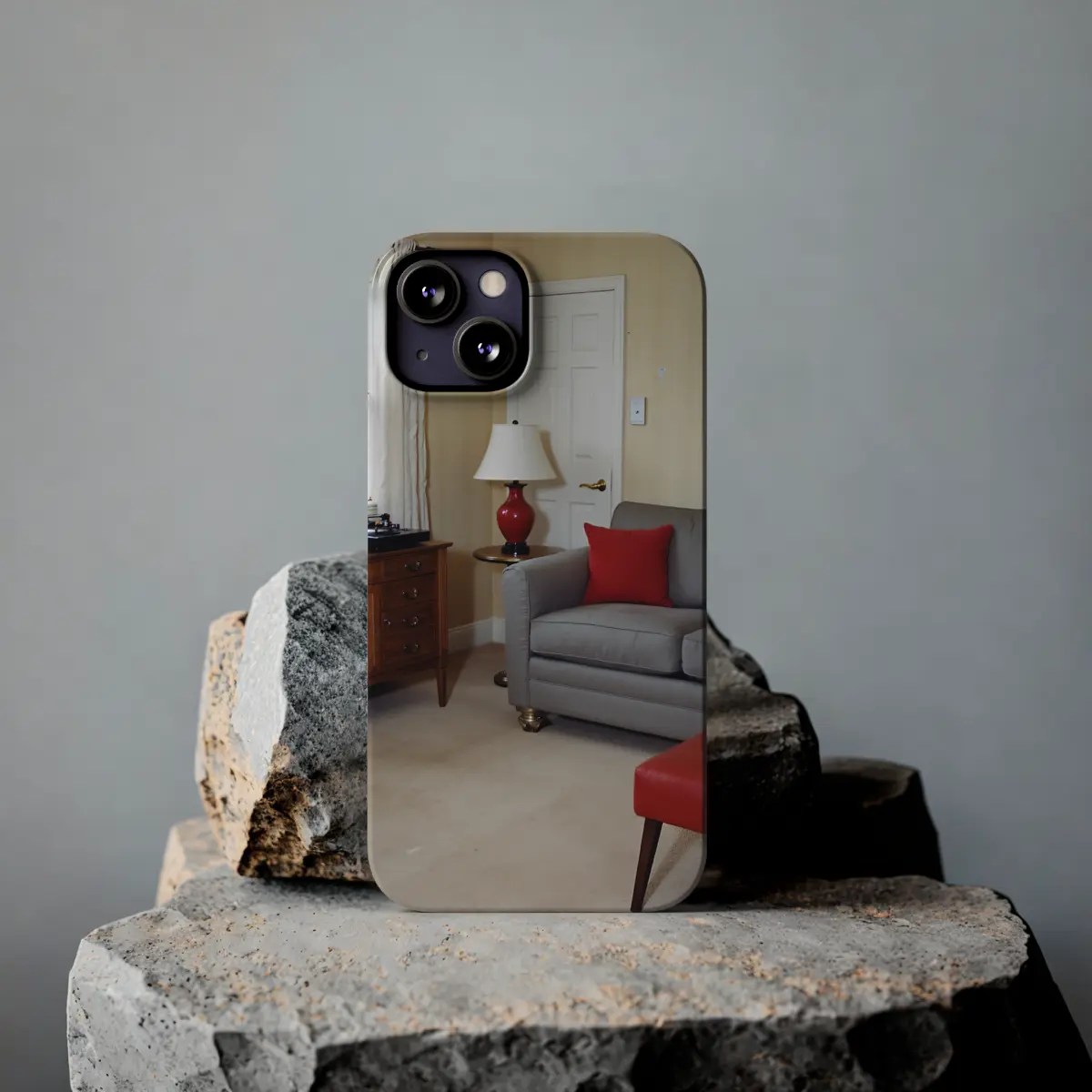 Retro Living Room Slim Phone Case Retro Living Room Slim Phone Case