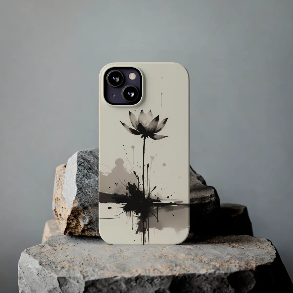 Lotus Ink Calm Slim Phone Case Lotus Ink Calm Slim Phone Case