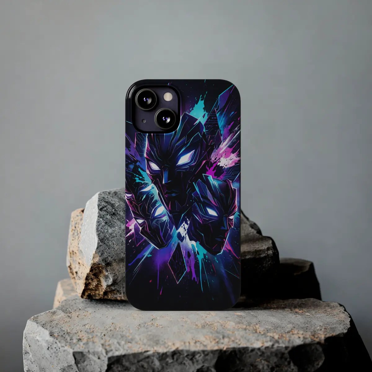 Neon Mask Shards Slim Phone Case Neon Mask Shards Slim Phone Case