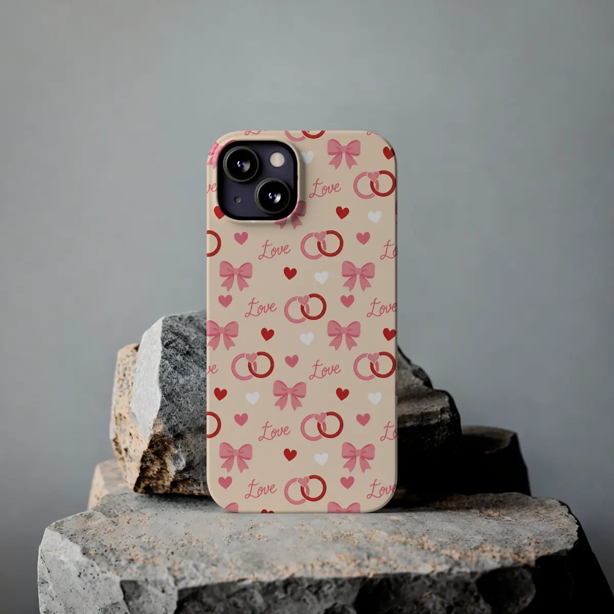 Love Rings Slim Phone Case Love Rings Slim Phone Case