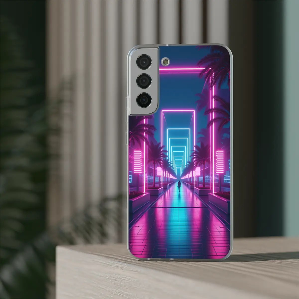 Neon Retro Gateway Flexi Phone Case Neon Retro Gateway Flexi Phone Case