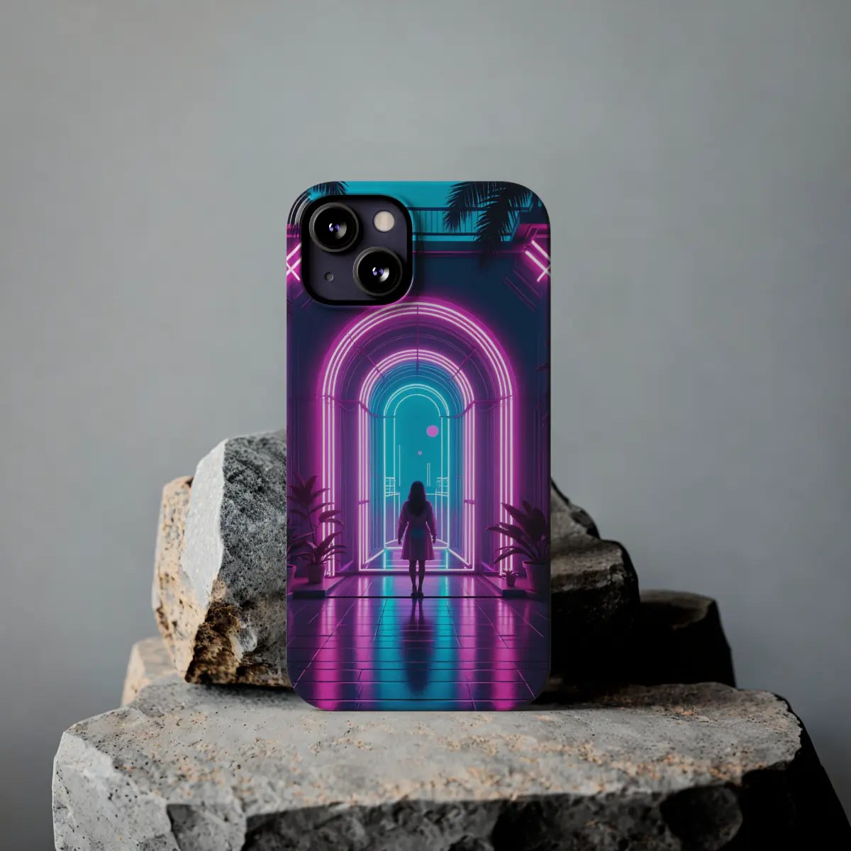 Neon Retro Gateway Slim Phone Case Neon Retro Gateway Slim Phone Case