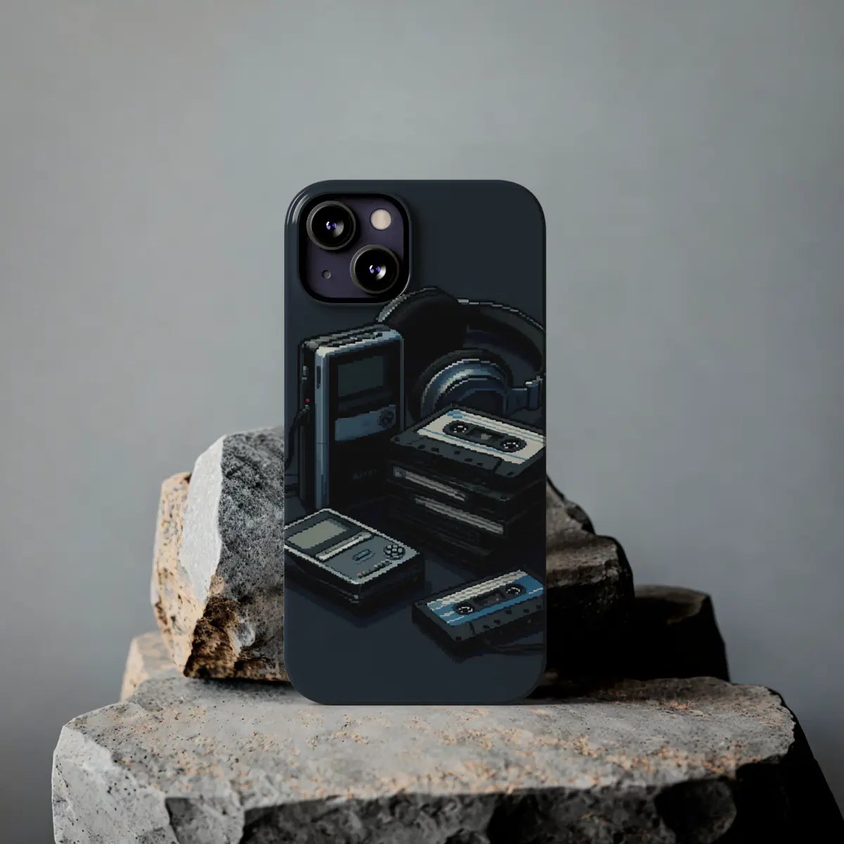 Retro Music Stack Slim Phone Case Retro Music Stack Slim Phone Case