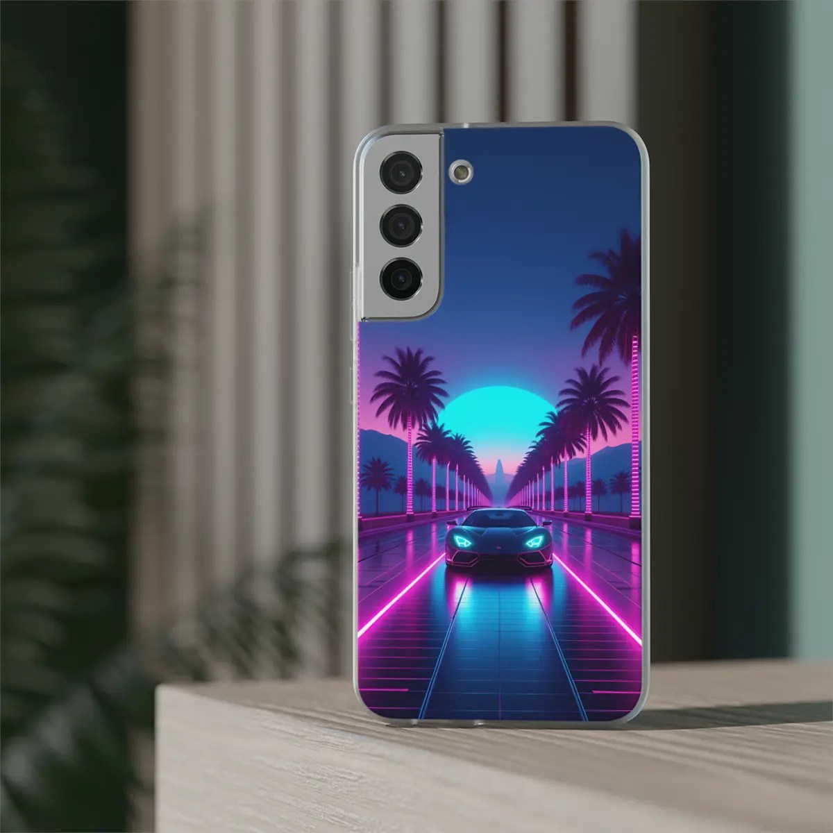 Neon Road Run Flexi Phone Case Neon Road Run Flexi Phone Case