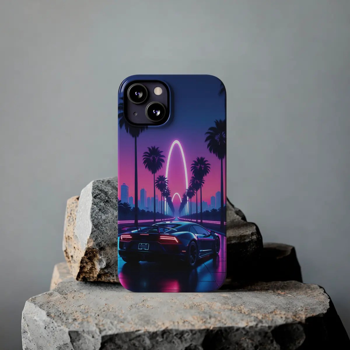 Neon Road Run Slim Phone Case Neon Road Run Slim Phone Case