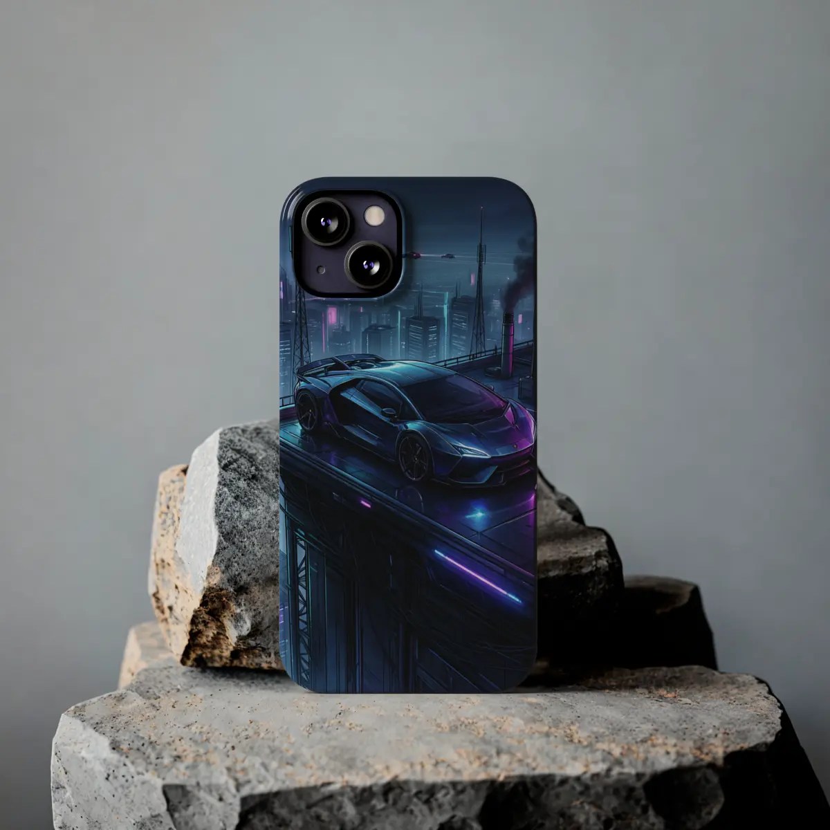 Neon Rooftop Car Slim Phone Case Neon Rooftop Car Slim Phone Case