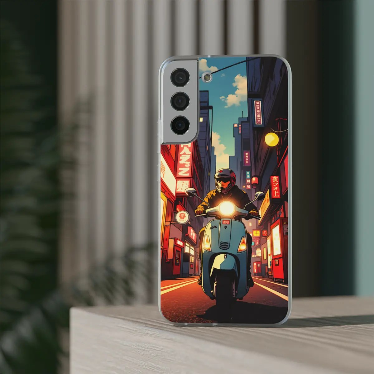 Retro Scooter Flexi Phone Case Retro Scooter Flexi Phone Case