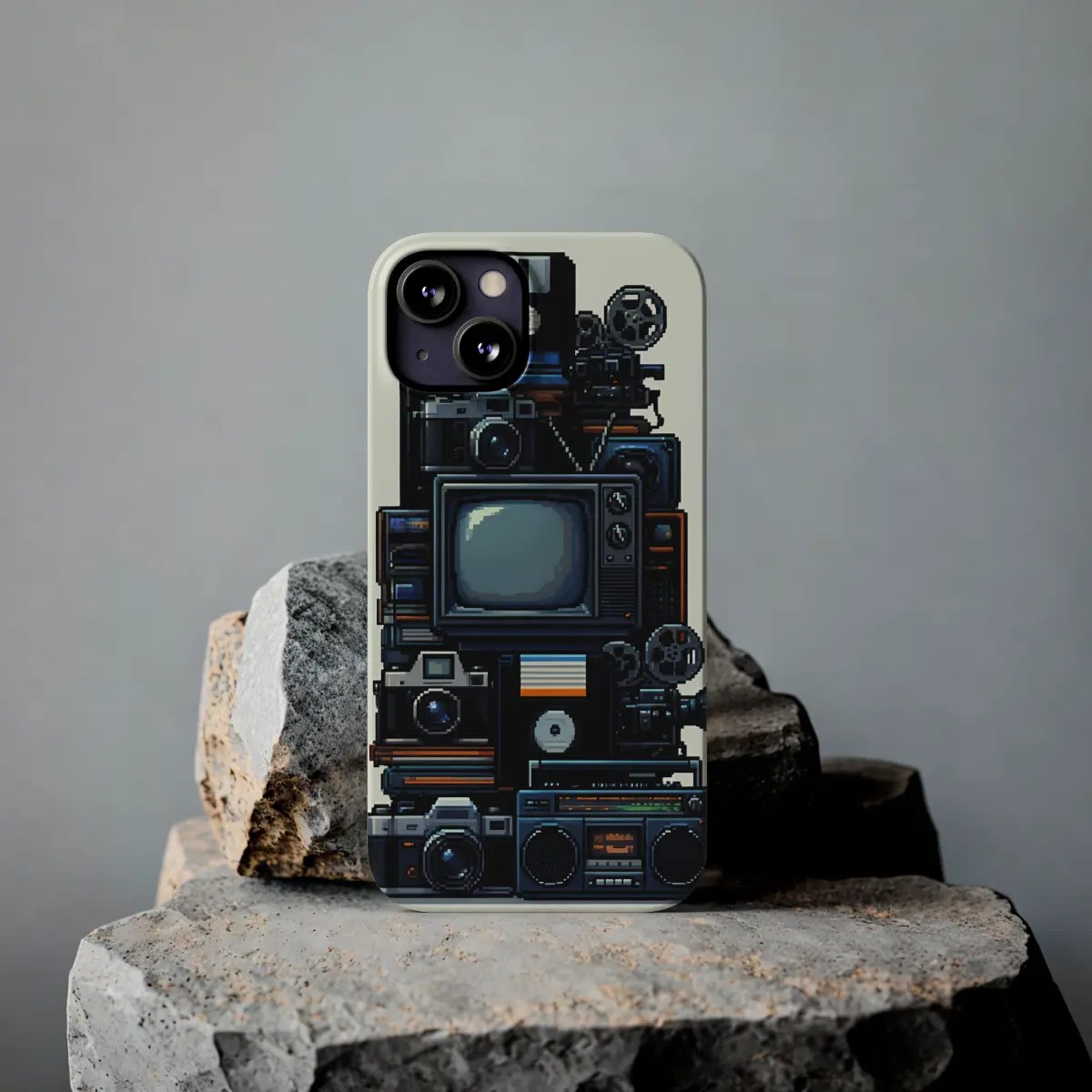 Retro Tech Stack Slim Phone Case Retro Tech Stack Slim Phone Case