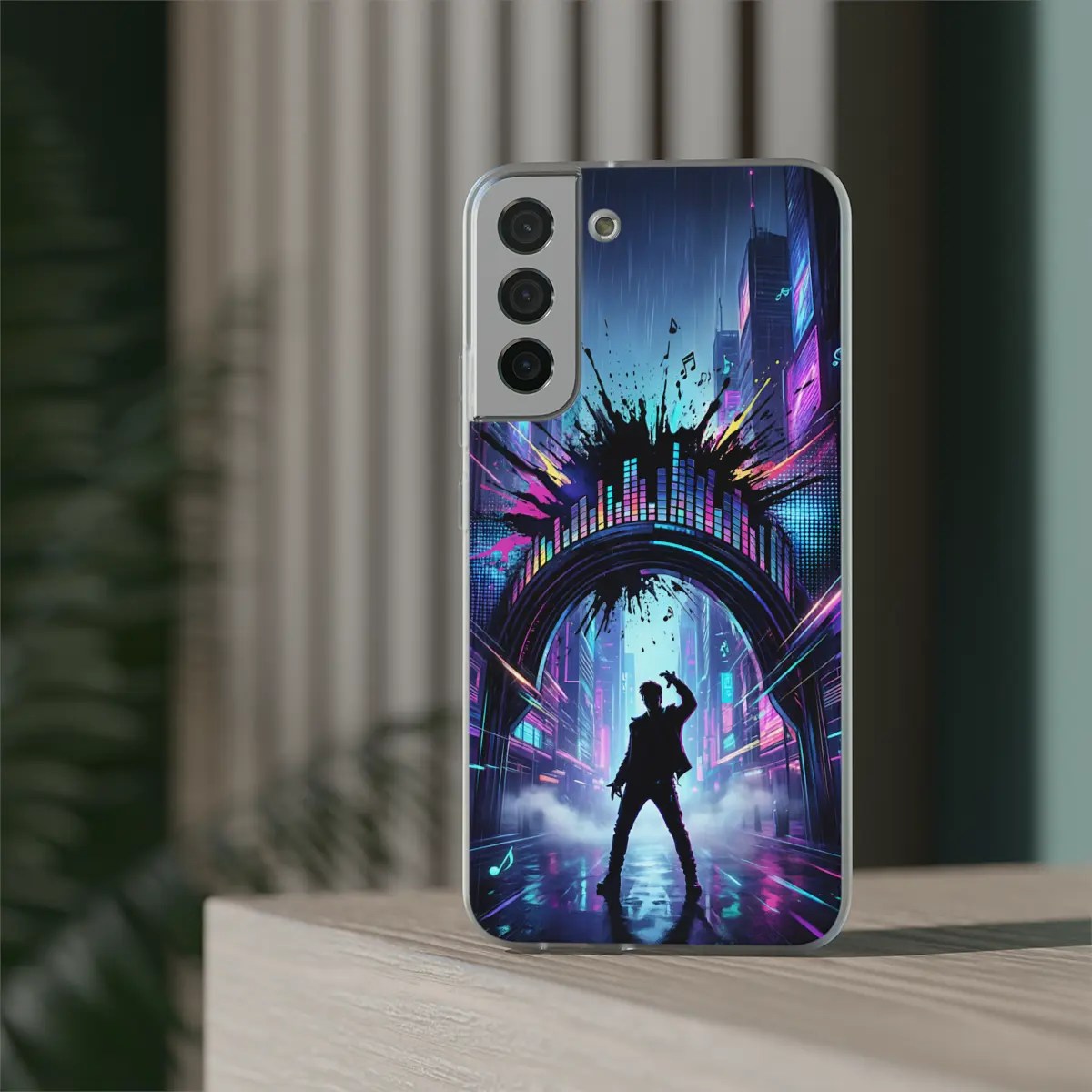 Neon Singer Flexi Phone Case Neon Singer Flexi Phone Case