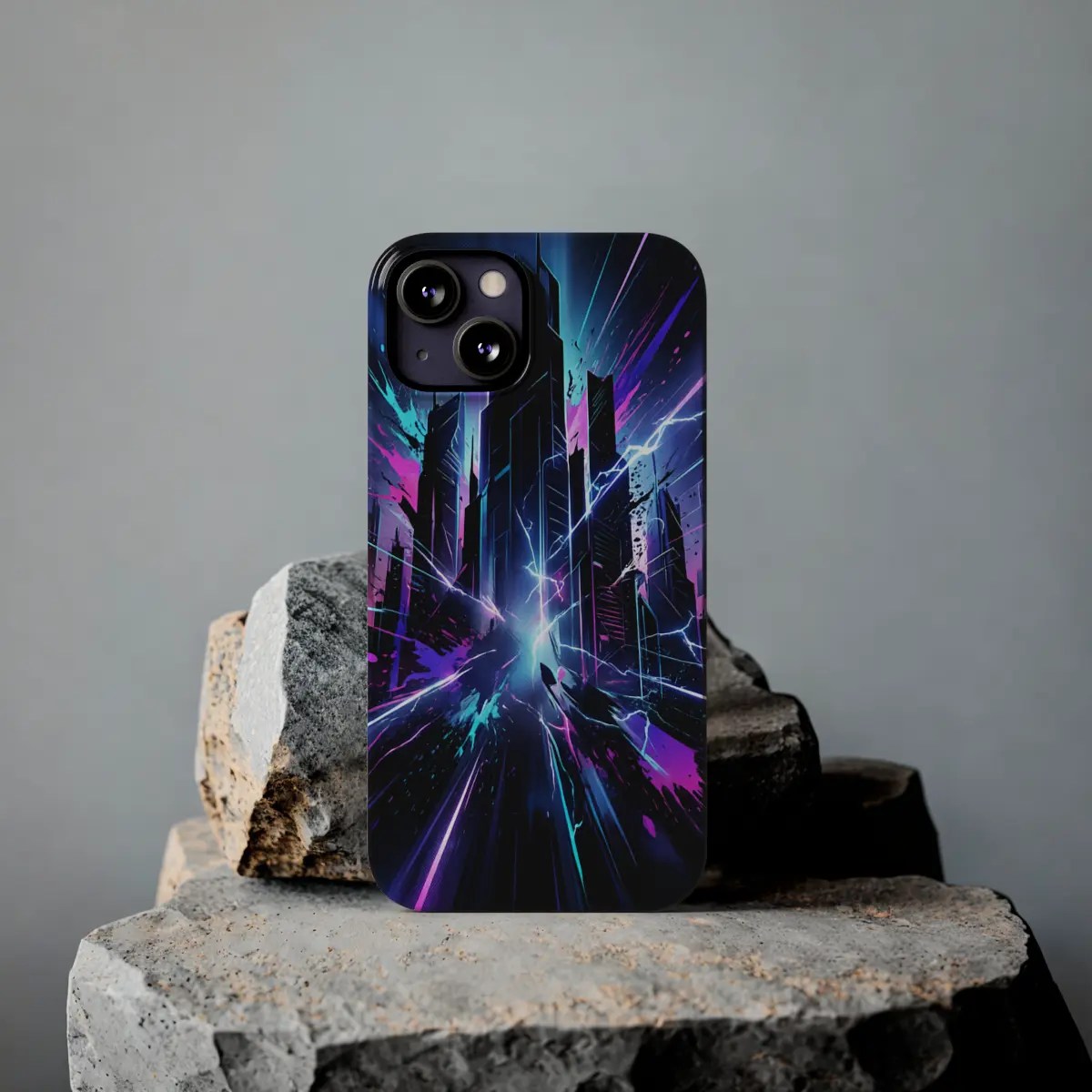 Neon Skyline Slim Phone Case Neon Skyline Slim Phone Case