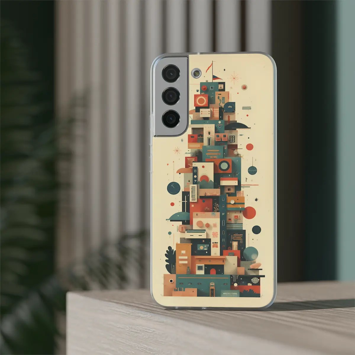 Retro Tower Flow Flexi Phone Case Retro Tower Flow Flexi Phone Case