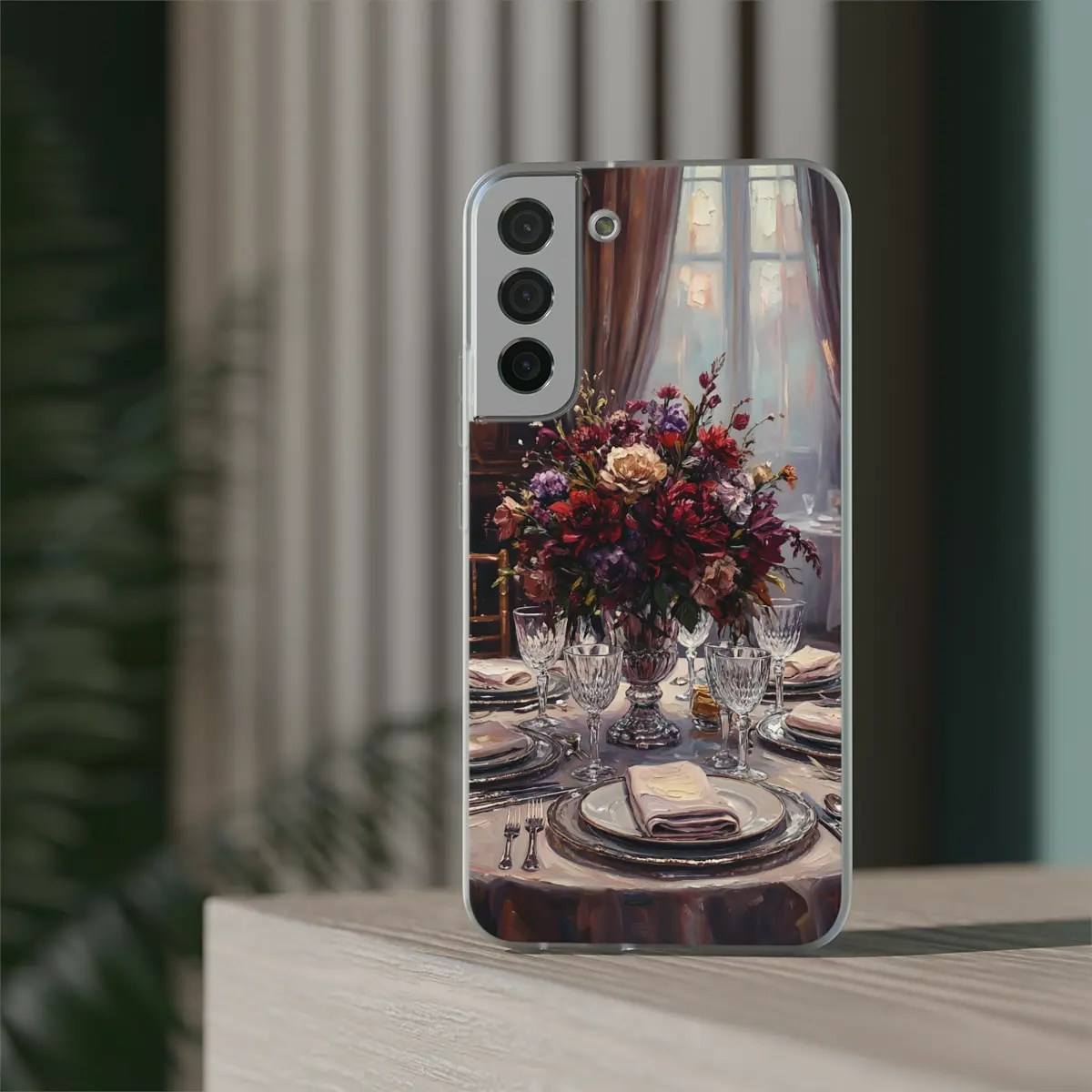 Luxury Table Set Flexi Phone Case Luxury Table Set Flexi Phone Case