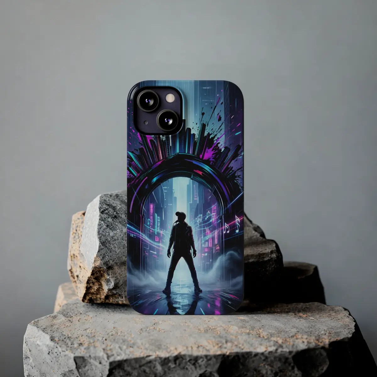 Neon Singer Slim Phone Case Neon Singer Slim Phone Case