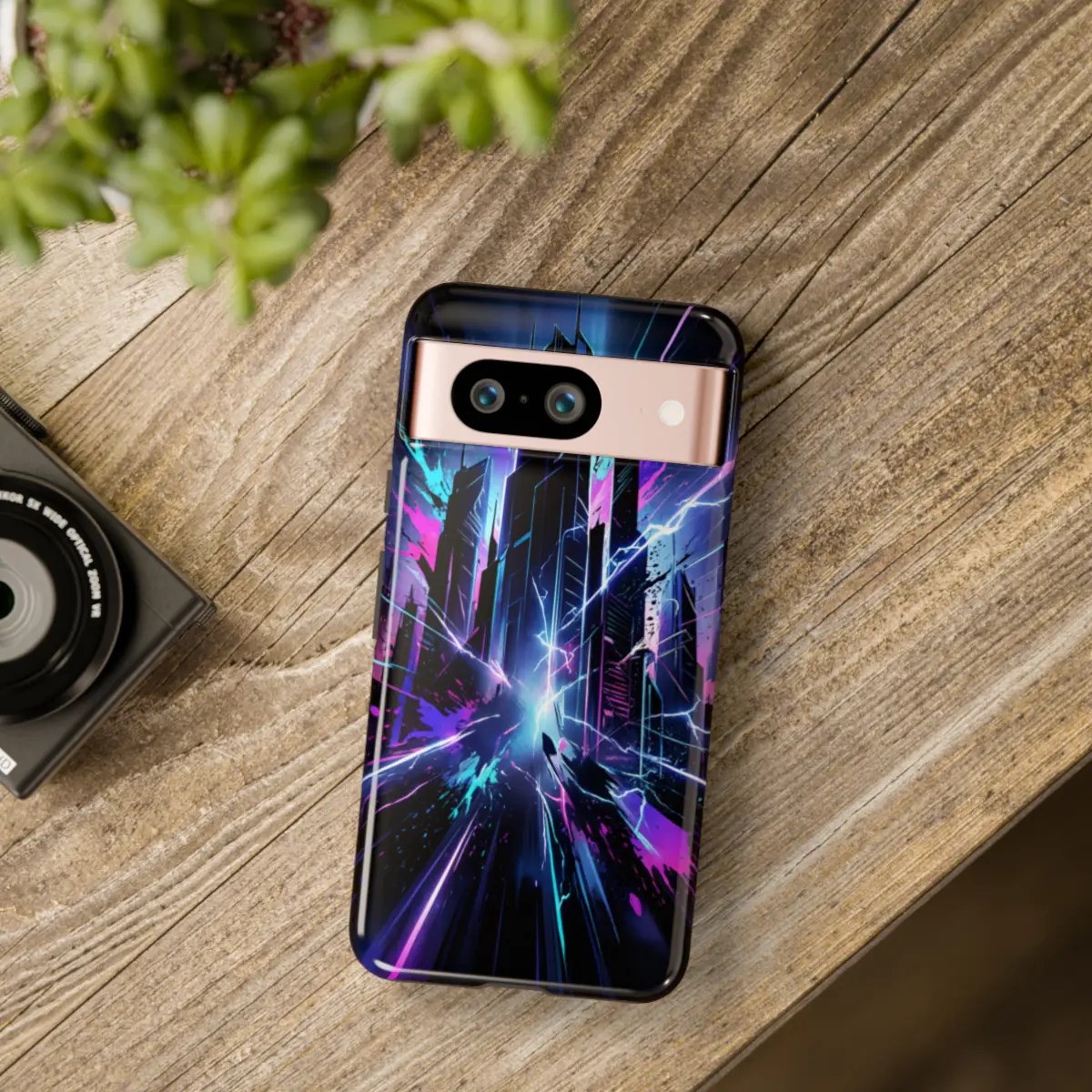 Neon SkylineTough Phone Case Neon SkylineTough Phone Case
